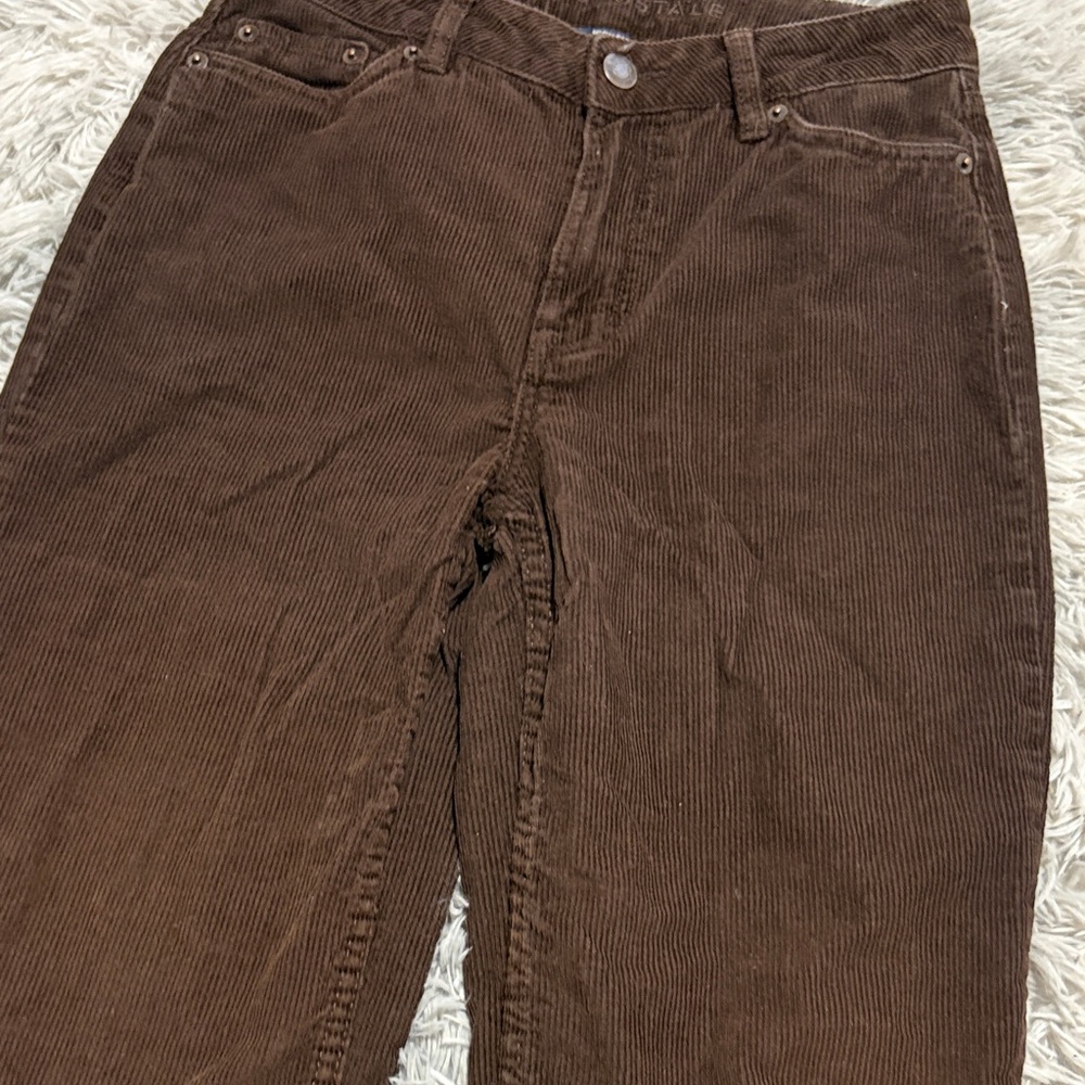 Aeropostale Brown Flared Wide Leg Jeans 00-bigger fit (3) - Picture 2 of 3